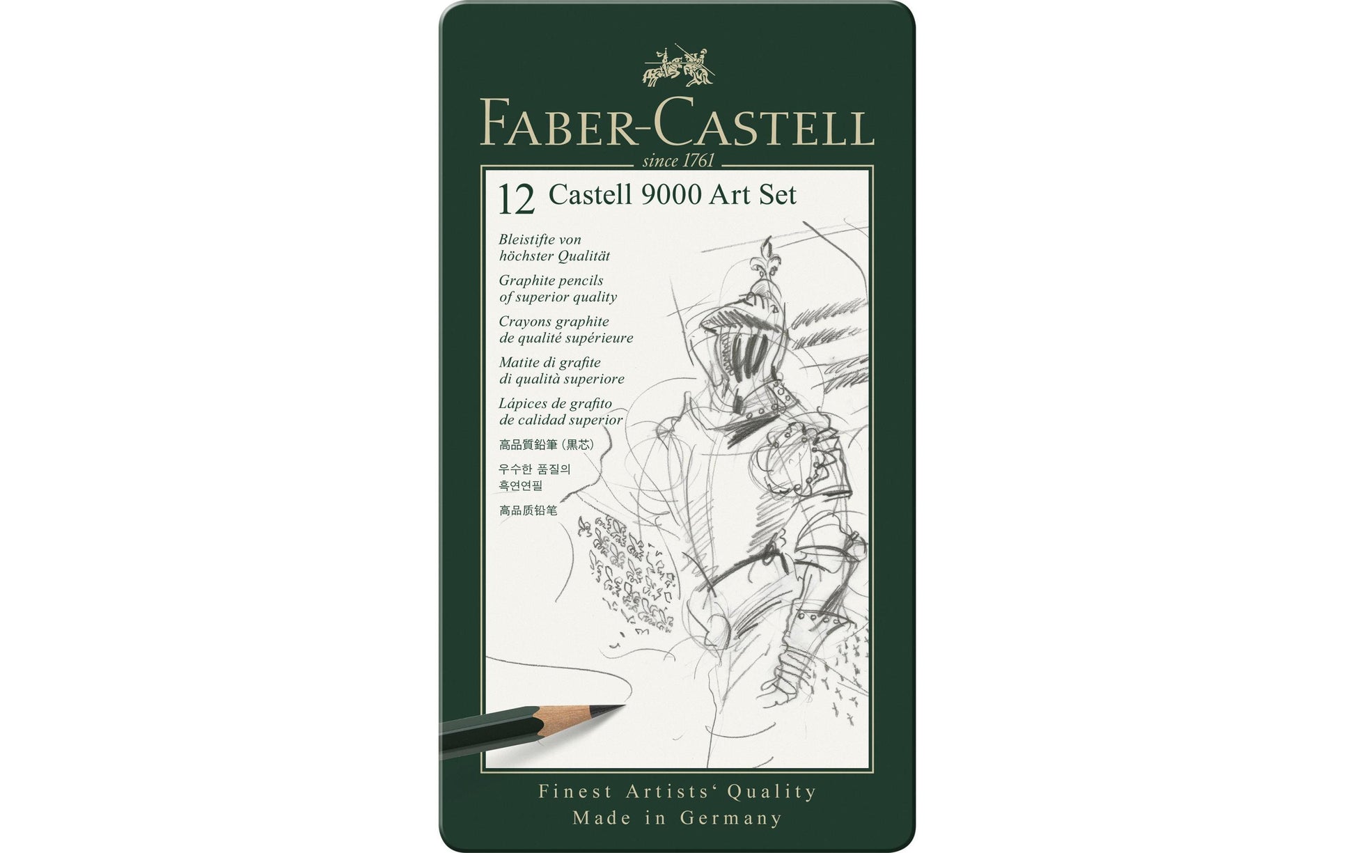 Faber-Castell CASTELL 9000 Bleistift – 12er-Set