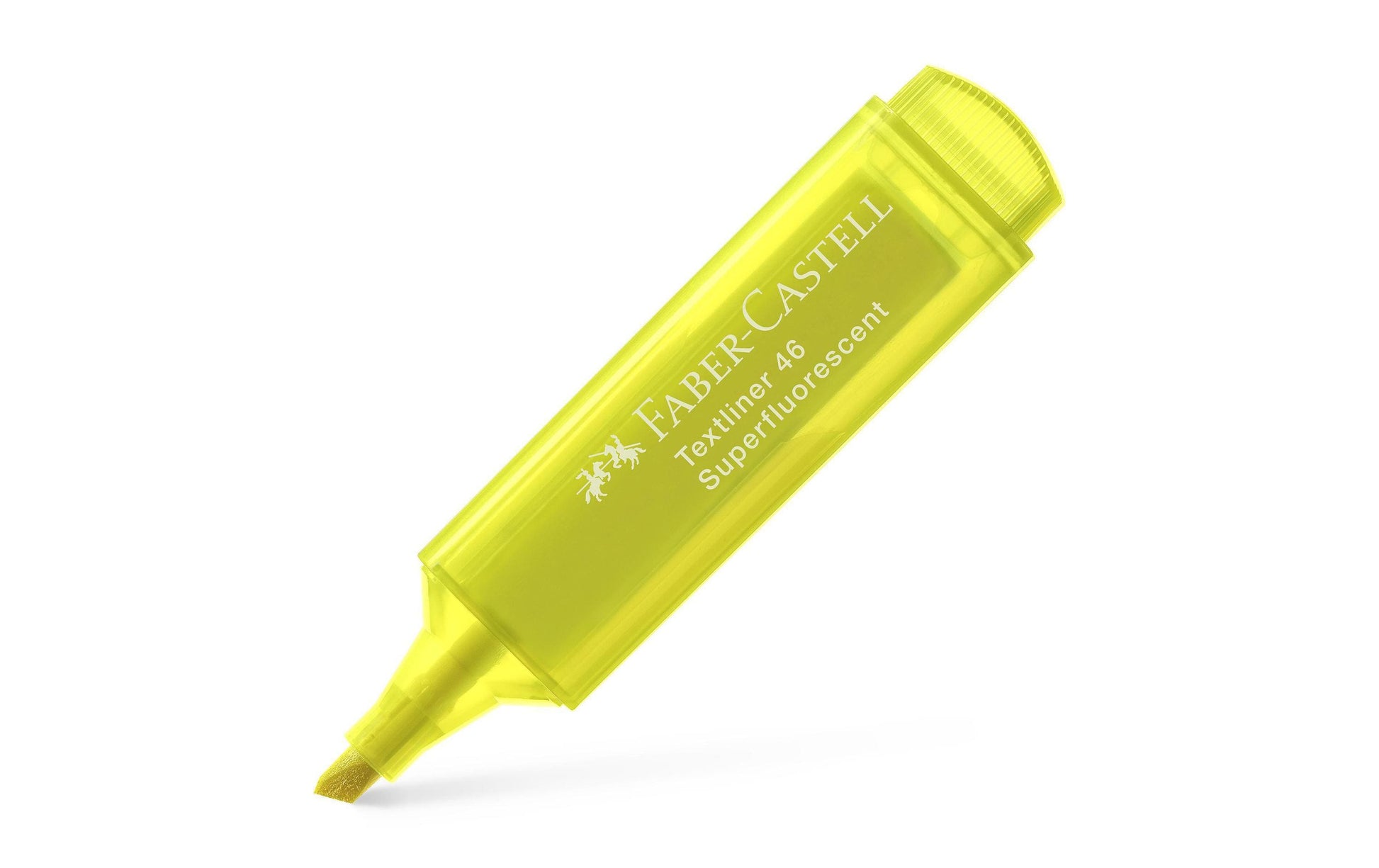 Faber-Castell Textmarker Gelb – Keilspitze, 1–5 mm, nachfüllbar