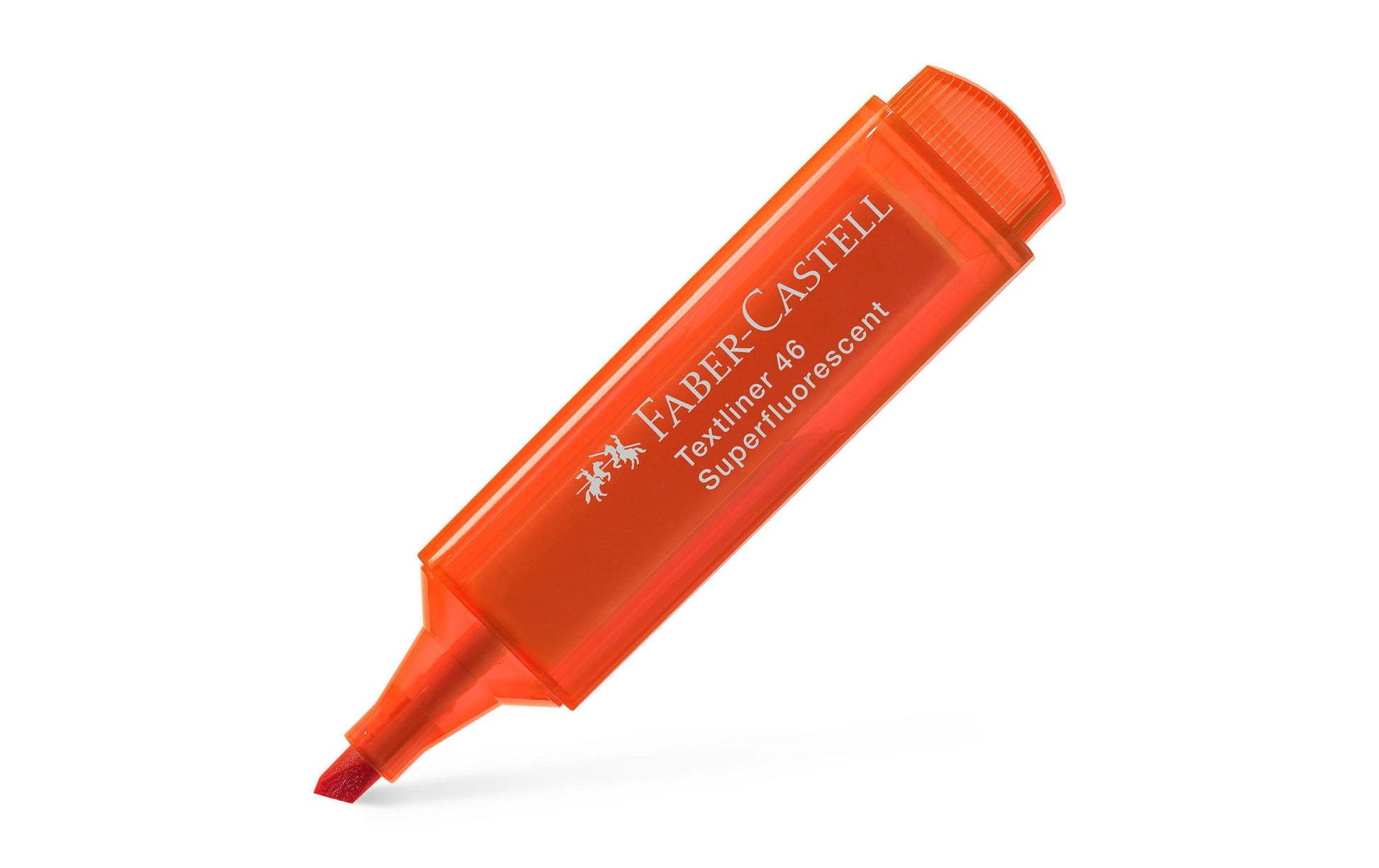 Faber-Castell Textmarker Orange – Keilspitze, 1–5 mm, nachfüllbar