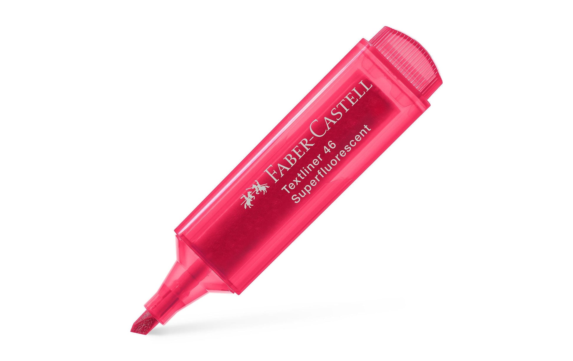 Faber-Castell Textmarker Rot – Keilspitze, 1–5 mm, Nachfüllbar