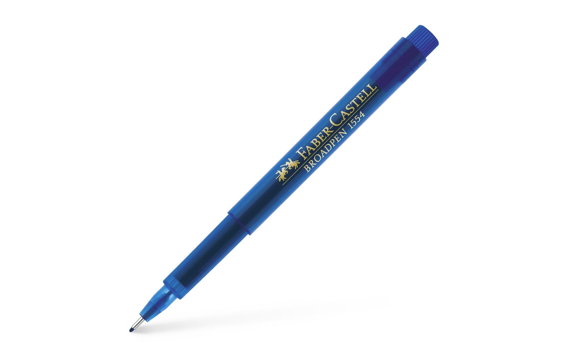 Faber-Castell Broadpen 1554 Fineliner 0,8 mm – blau – dokumentenecht