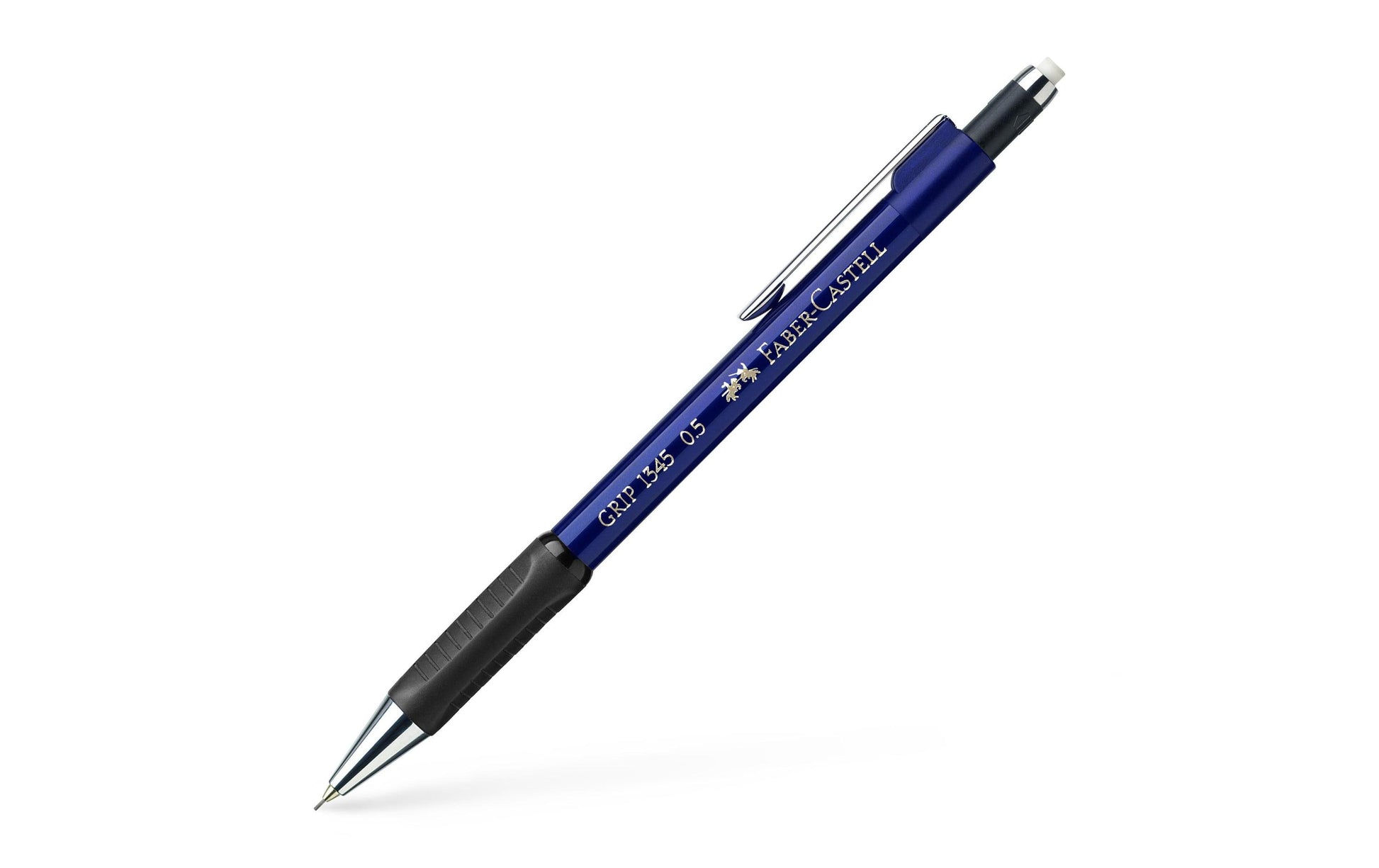 Faber-Castell Grip Druckbleistift – 0,5 mm, Blau