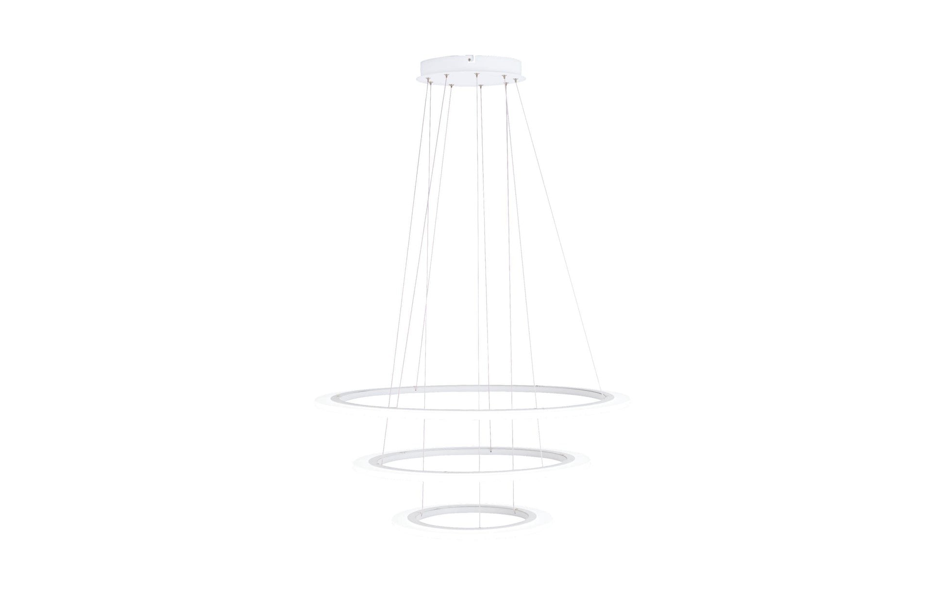 EGLO Deckenleuchte Penaforte – Ø 79 × 150 cm, 2100 lm, 18,5 W, 3000 K, dimmbar, weiss