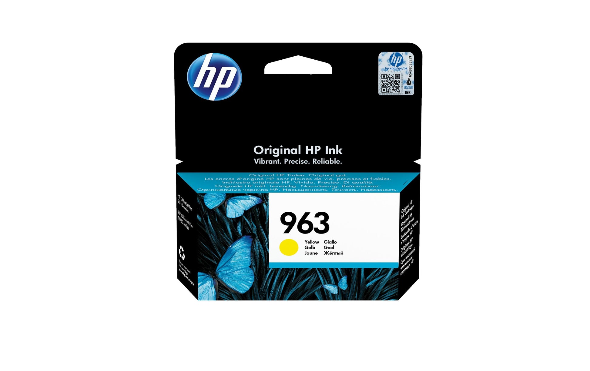 HP Tintenpatrone 963, Gelb, 700 Seiten – für 963