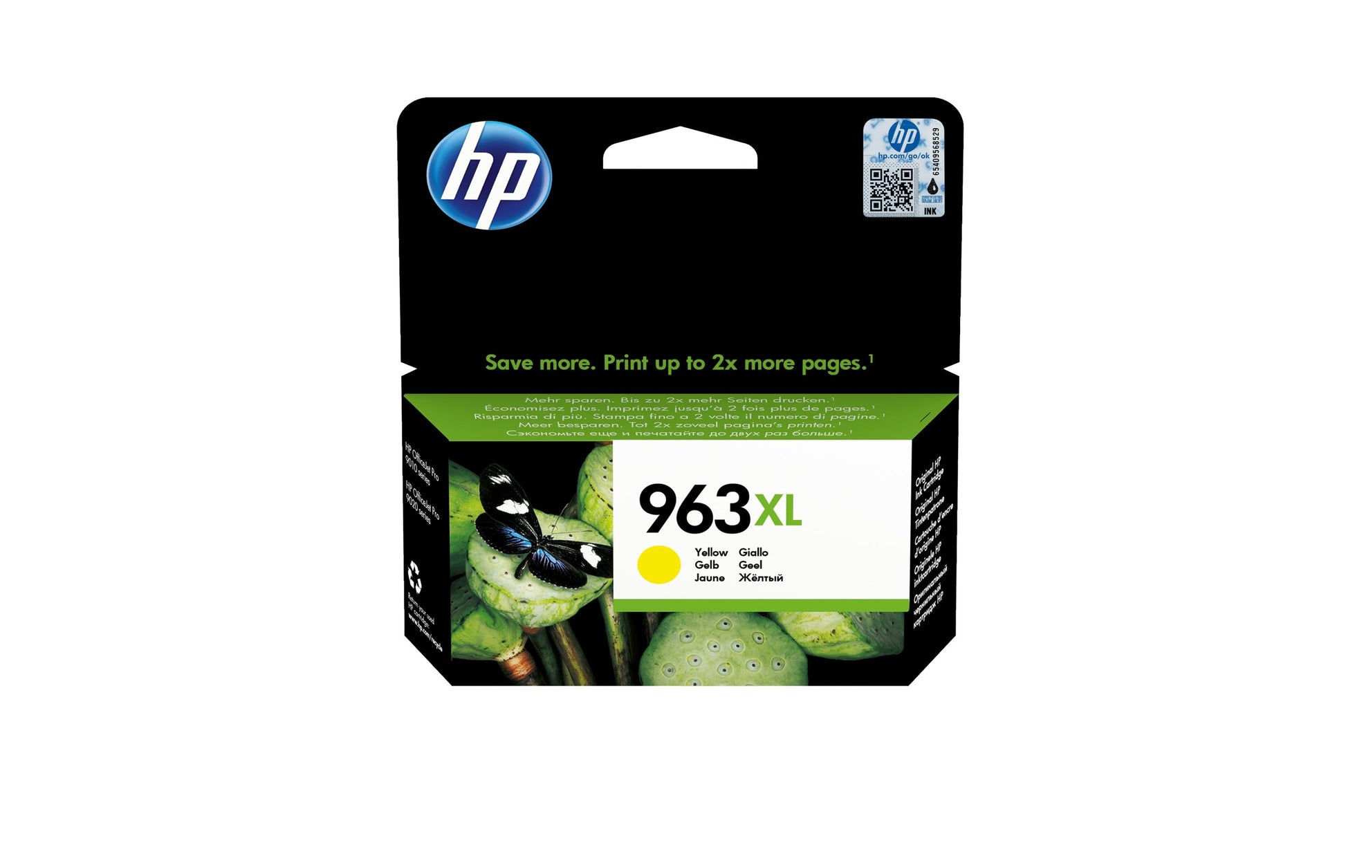 HP Tintenpatrone 963XL, Gelb, XL – für HP-Drucker