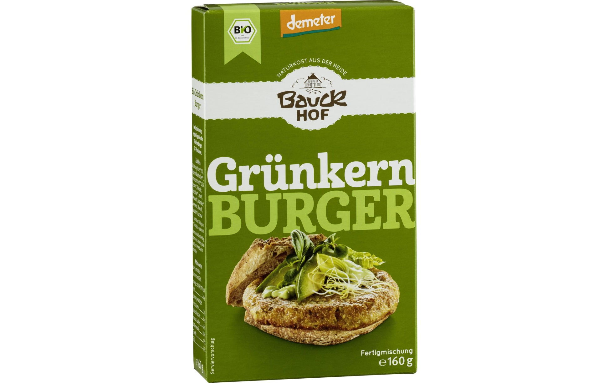 Bauck Mühle Bio Grünkern Burger-Mix – 160 g