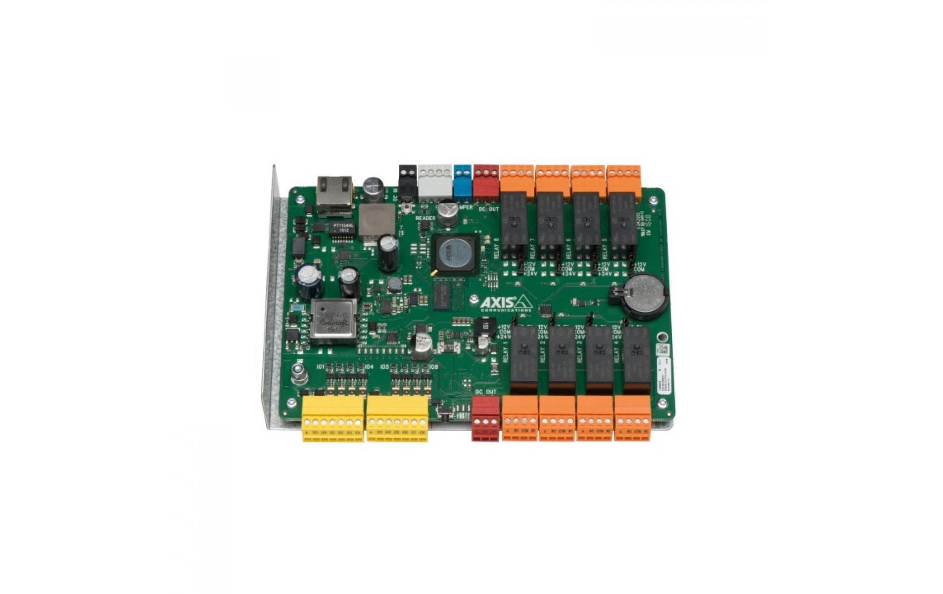 Axis A9188 Netzwerk I/O-Relaismodul – 8 Kanäle (Relais) – 12–24 V – Mehrfarbig