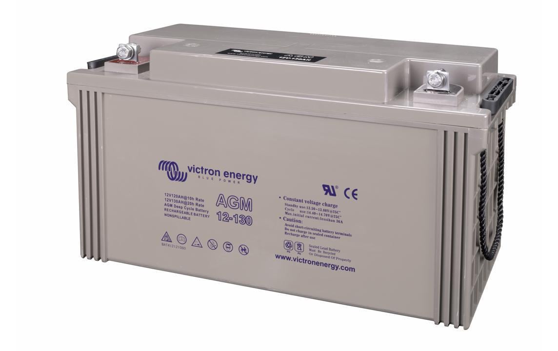 Victron Energy AGM Deep-Cycle-Batterie, Blei (VRLA), 12 V, 130 Ah