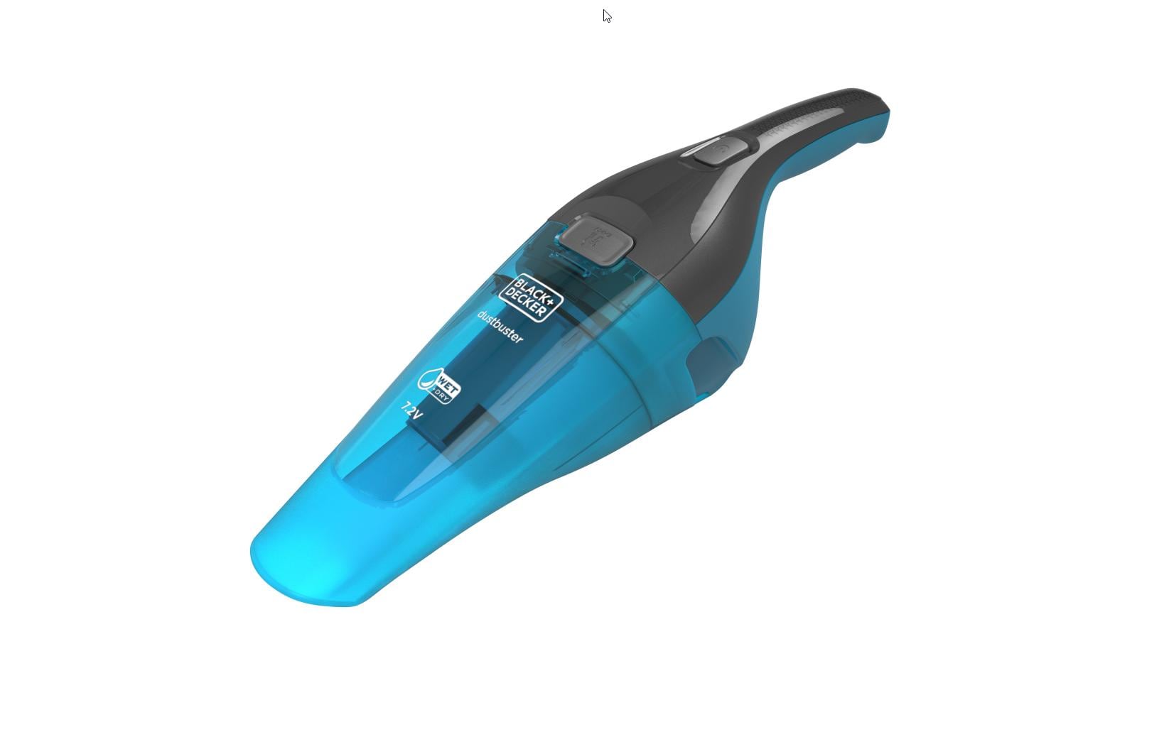 Black & Decker BLACK+DECKER Handstaubsauger – 0,4 l, Akkubetrieb, 1 Stufe, 7,2 V