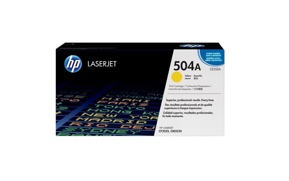 HP Toner 504A – Gelb, 7000 Seiten