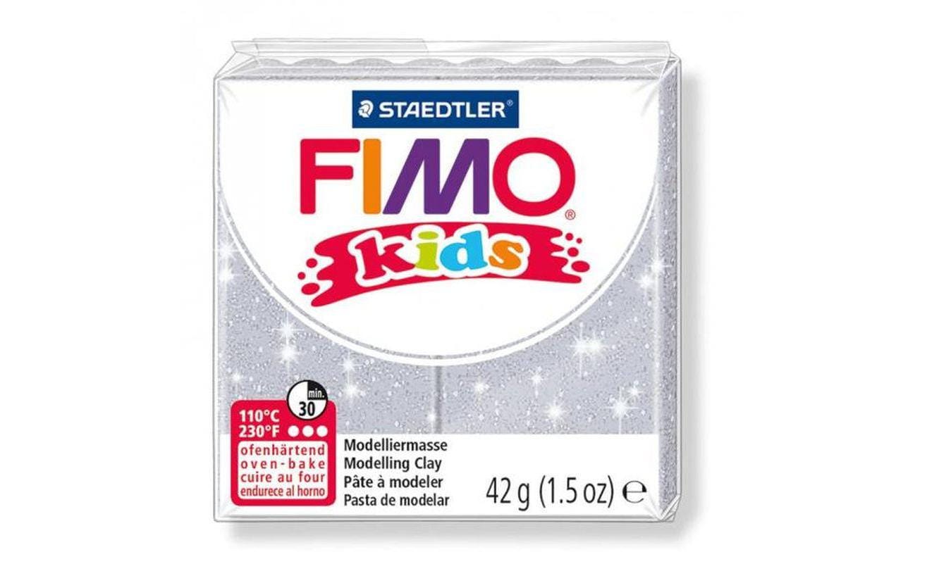 Staedtler Modelliermasse (ofenhärtend), Silber, Glitzer, 42 g