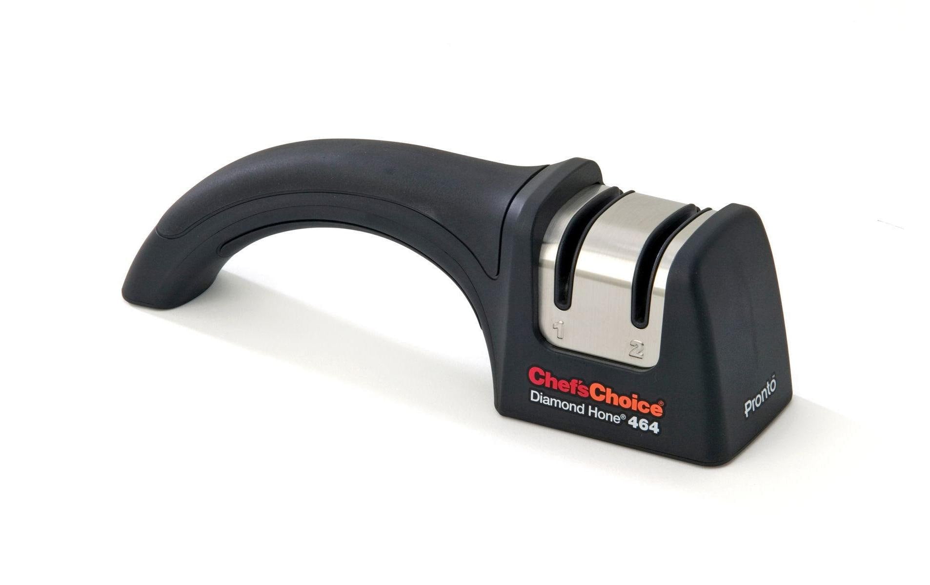 Chef’sChoice Chef's Choice Messerschärfer 464 Pronto – manuell, 2 Stufen – Diamantscheiben – schwarz