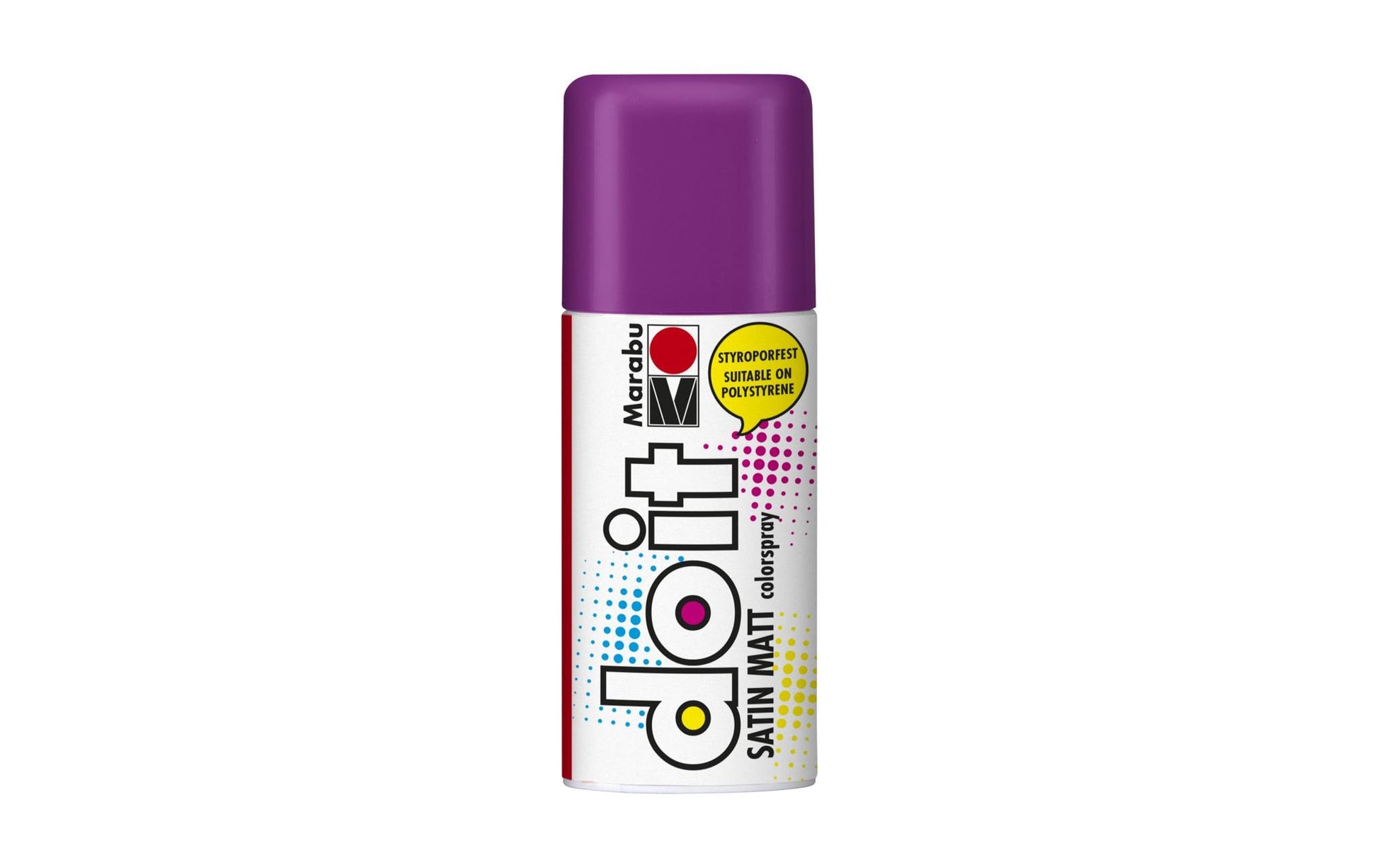 Marabu Farbspray – Violett (Amethyst), seidenmatt – 150 ml – für Glas, Metall, Holz