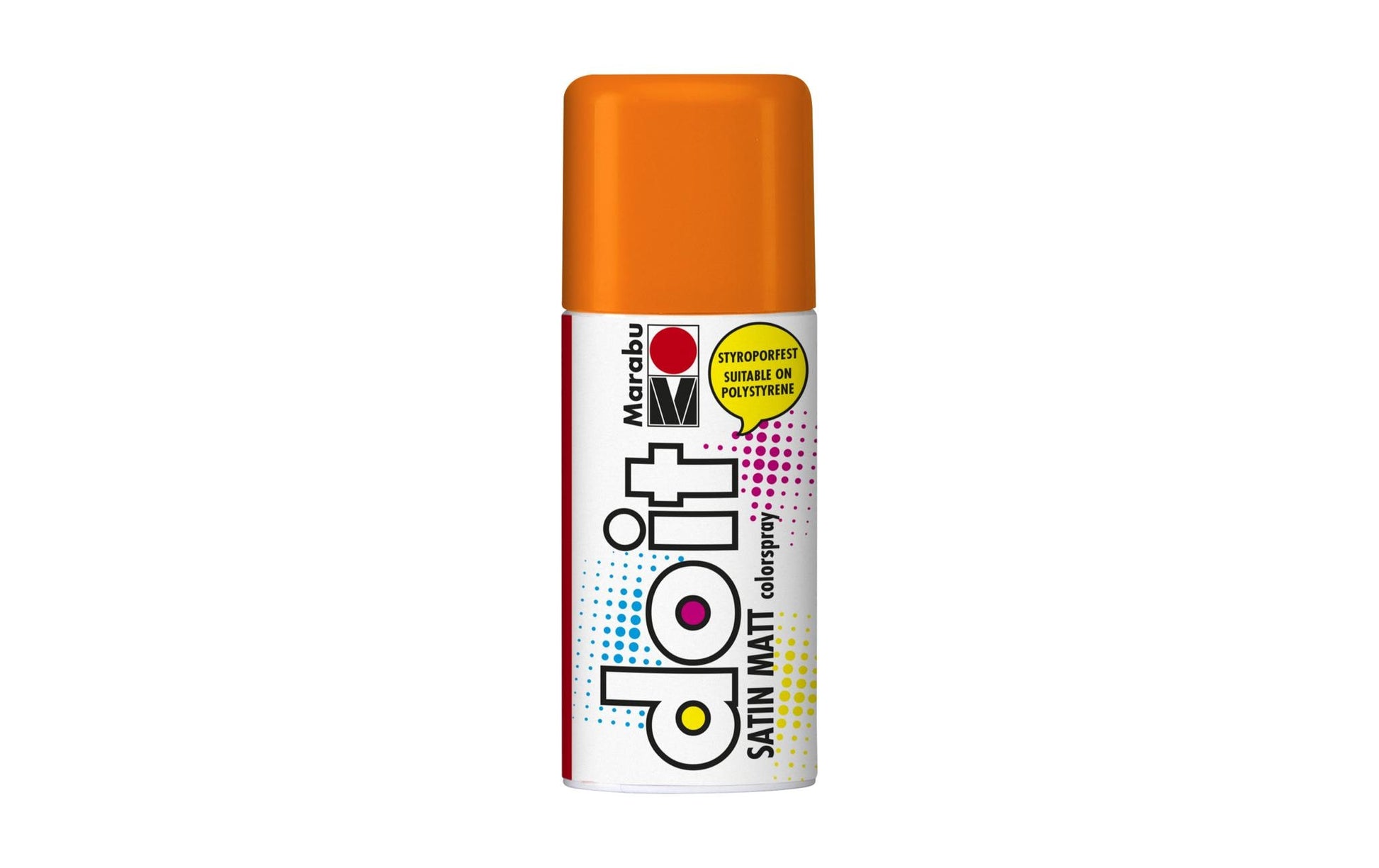 Marabu do it Farbspray – Orange, seidenmatt – 150 ml – für Glas, Metall, Holz