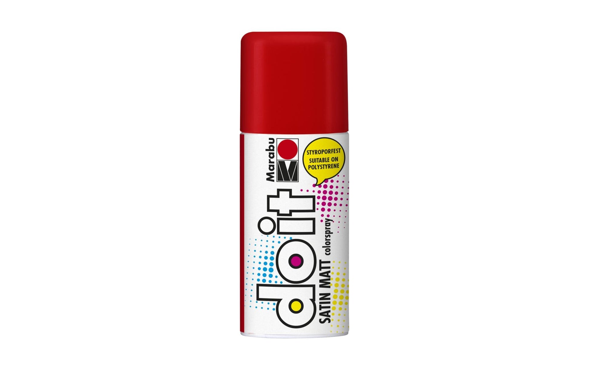 Marabu Farbspray – Kirschrot, seidenmatt – 150 ml – für Keramik, Glas, Metall