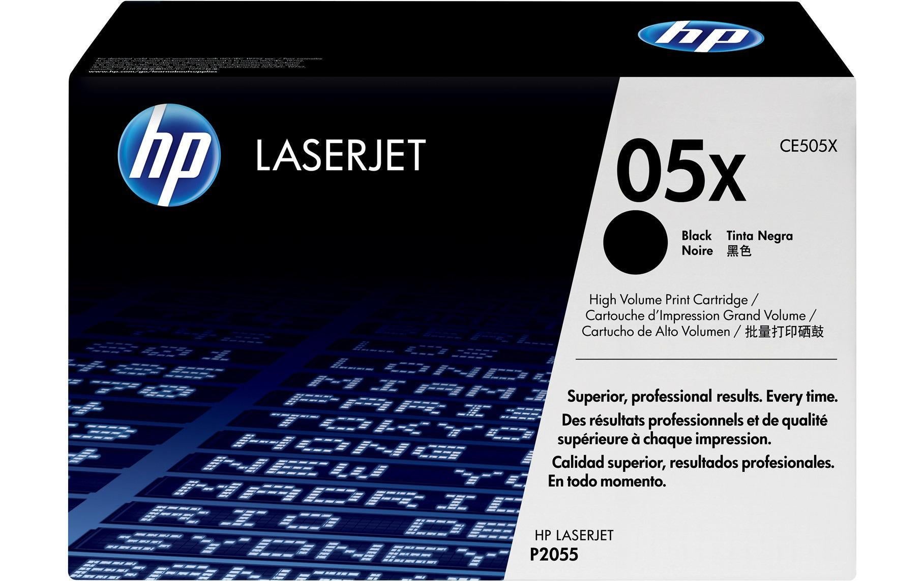 HP Toner 05X – Schwarz, 6500 Seiten