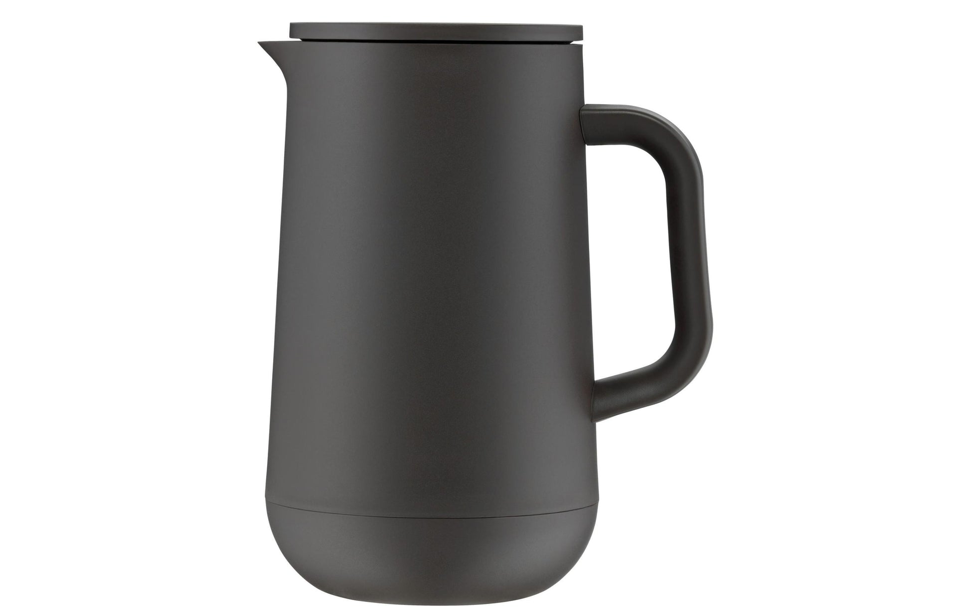 WMF Impulse Thermoskanne – 1 l, Edelstahl, schwarz, vakuumisoliert, Deckel, auslaufsicher