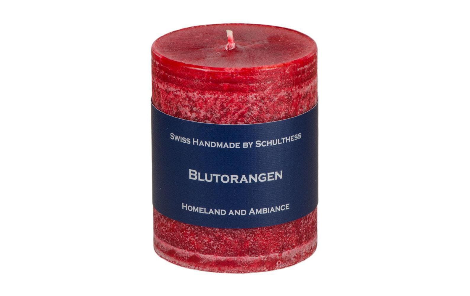 Schulthess Kerzenhandwerk Duftkerze – Blutorangen – Ø 7 × 8 cm