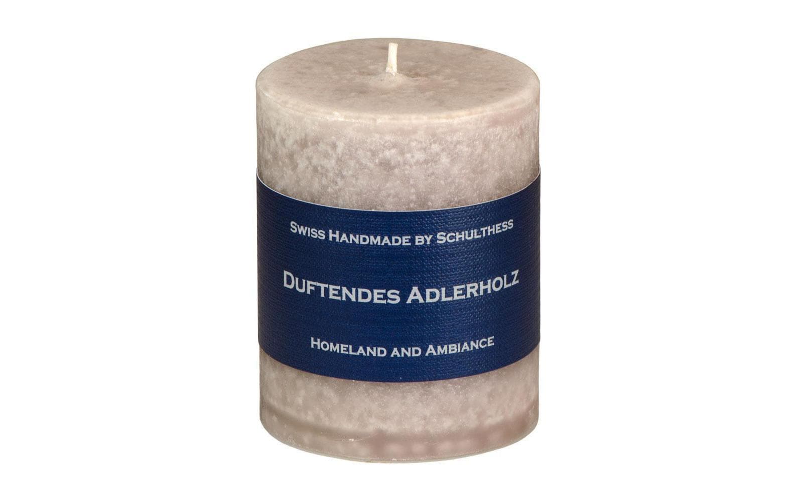 Schulthess Kerzenhandwerk Duftkerze – Adlerholz – Ø 7 × 8 cm