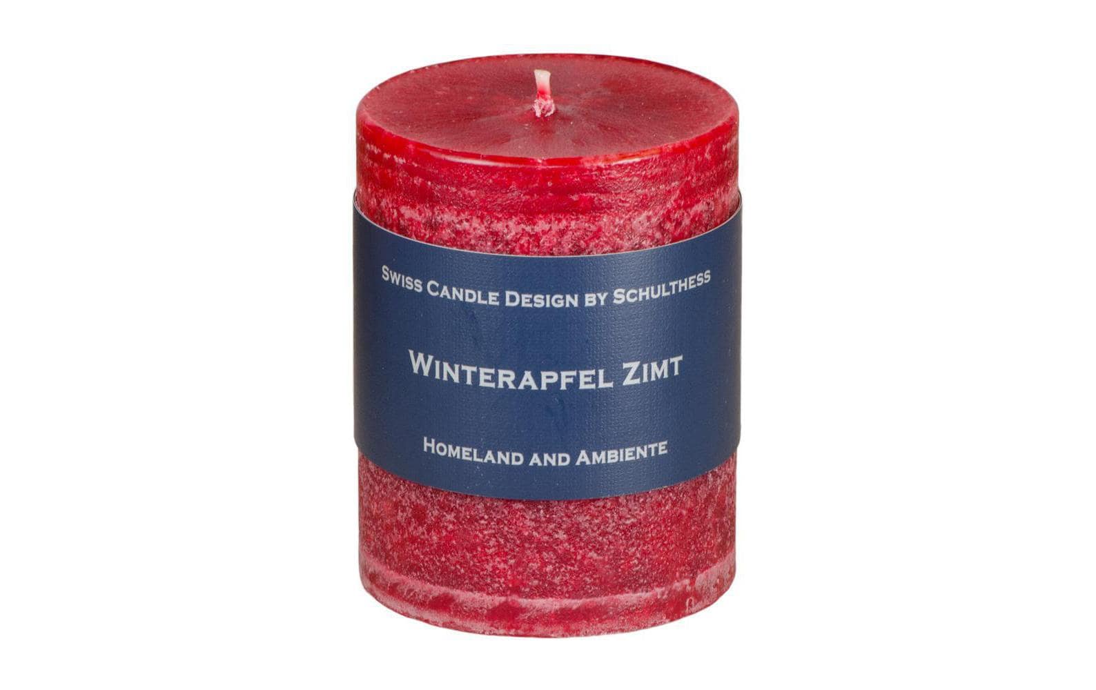 Schulthess Kerzenhandwerk Duftkerze – Apfel Zimt – Ø 7 × 8 cm