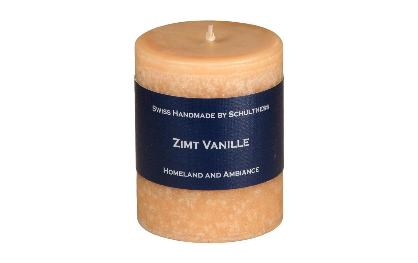 Schulthess Kerzenhandwerk Duftkerze – Zimt & Vanille – Ø 7 × 8 cm