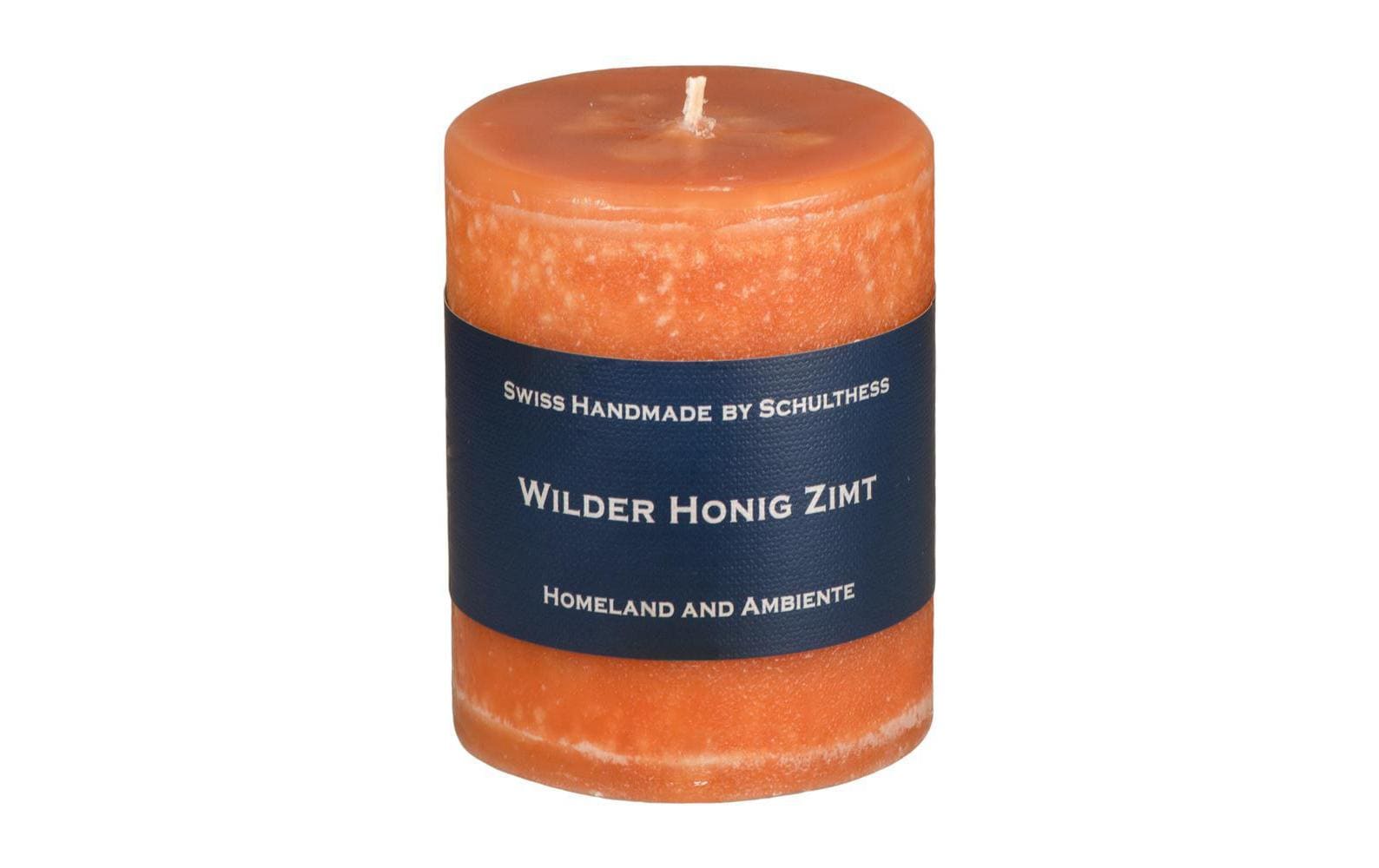 Schulthess Kerzenhandwerk Duftkerze – Wilder Honig Zimt – Ø 7 × 8 cm