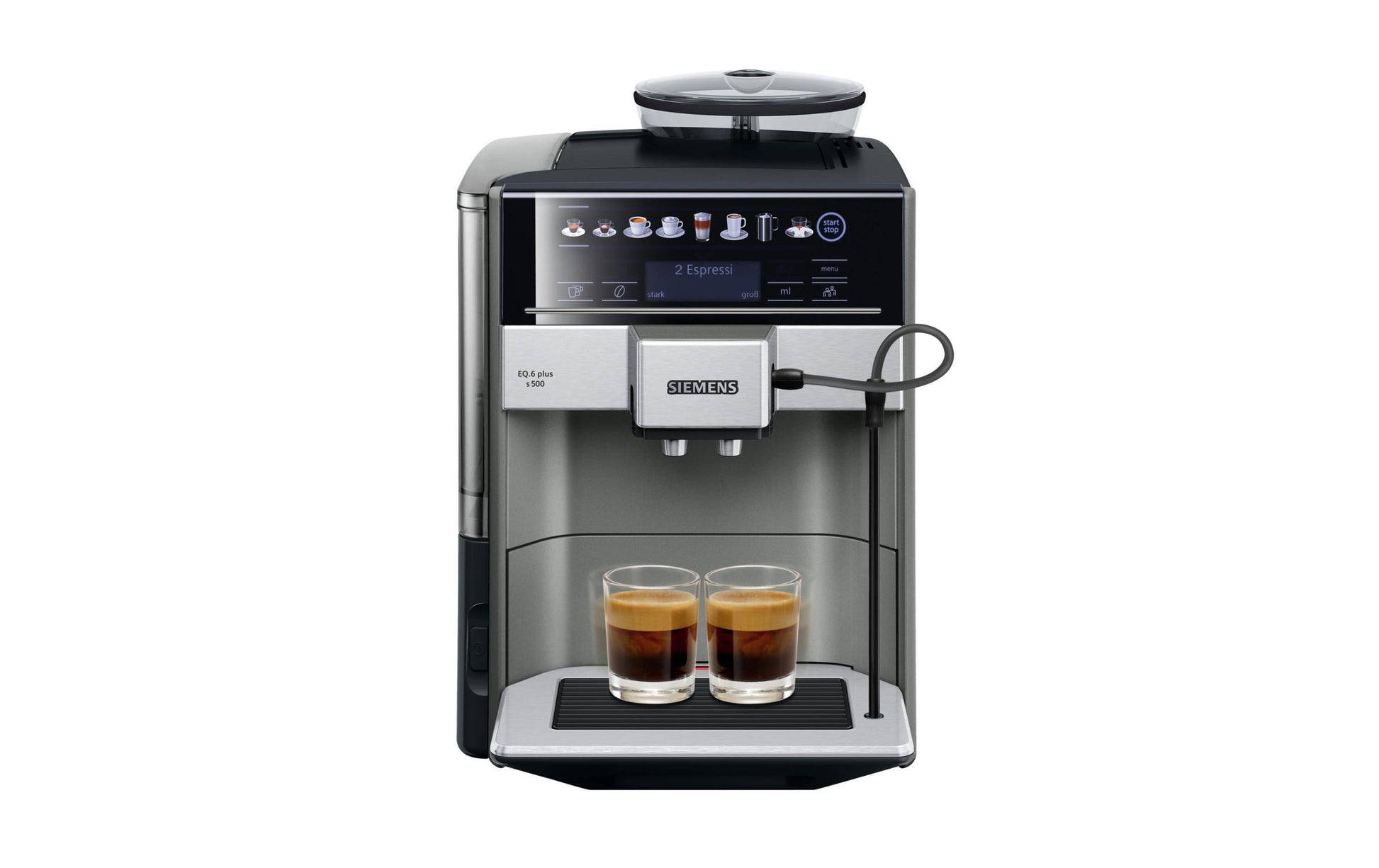 Siemens EQ.6 TE655503DE Kaffeevollautomat – 19 bar, 1,7 l, 300 g, Keramik-Mahlwerk, Schwarz