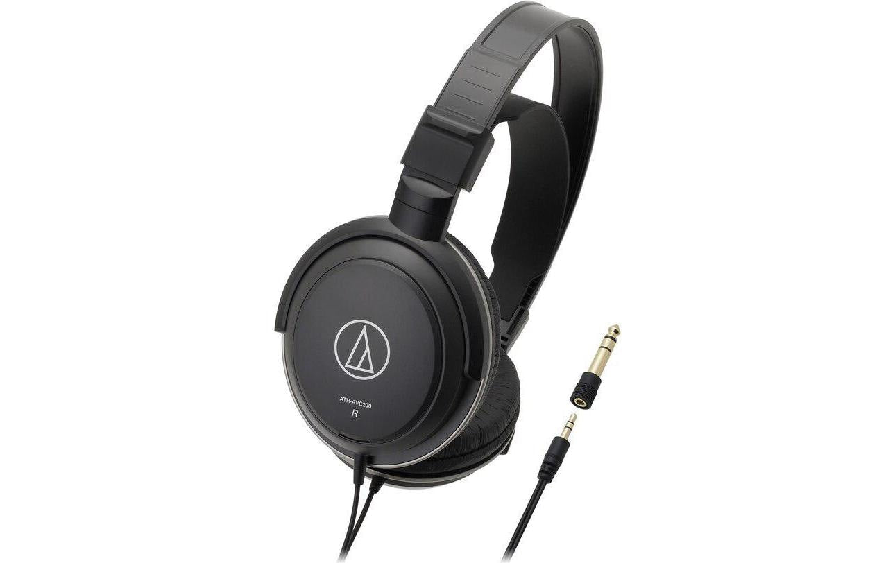 Audio-Technica ATH-AVC200 Over-Ear Kopfhörer – Kabelgebunden, 3,5 mm Klinke, Schwarz