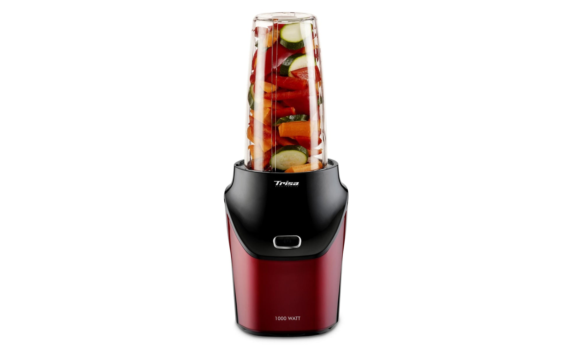 Trisa Electronics Trisa Smoothie-Mixer Nutri Blender Energy – 1 l, 1000 W – To-Go – Rot