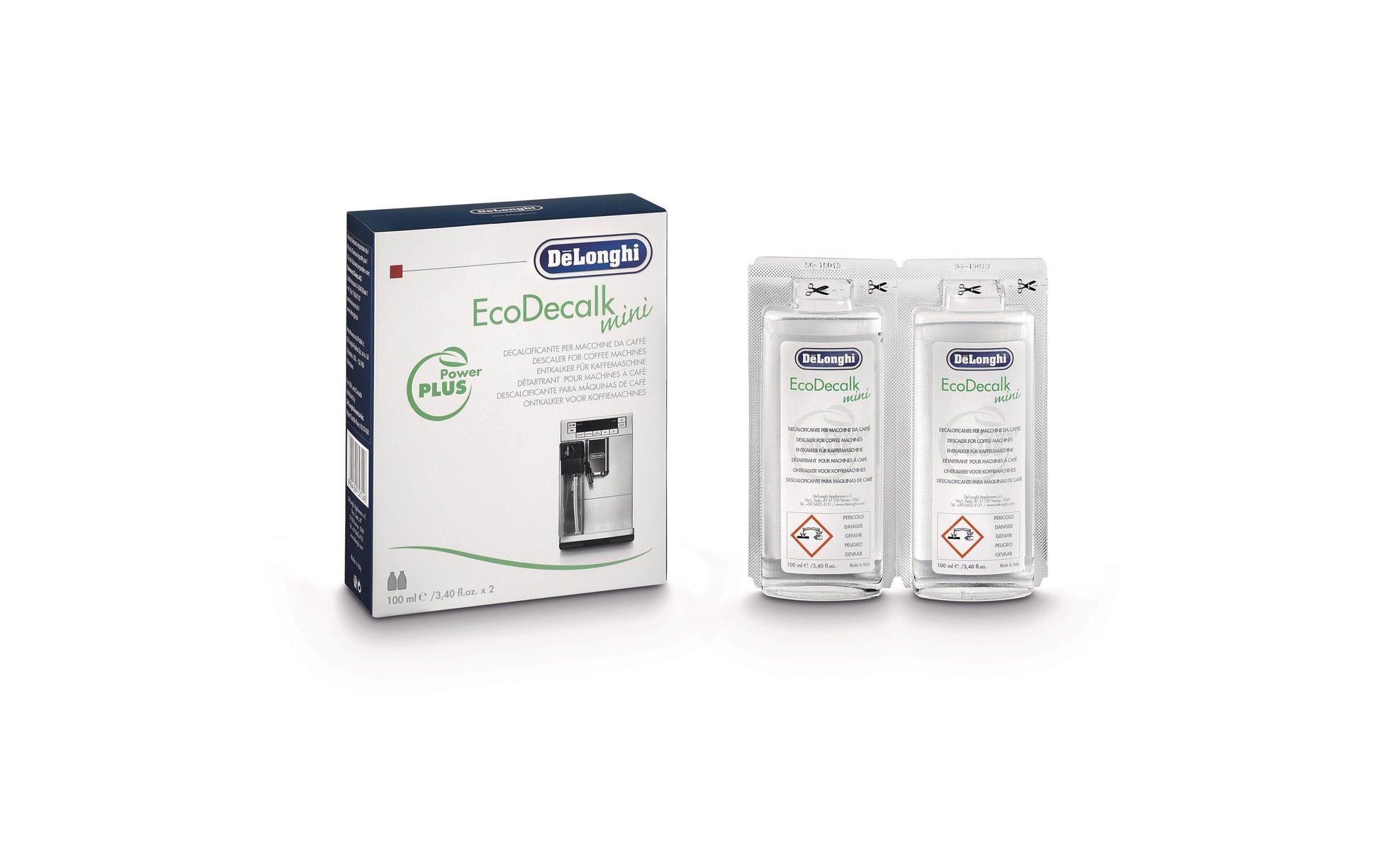 De’Longhi De'Longhi – Entkalker für Kaffeemaschinen – 2 × 100 ml