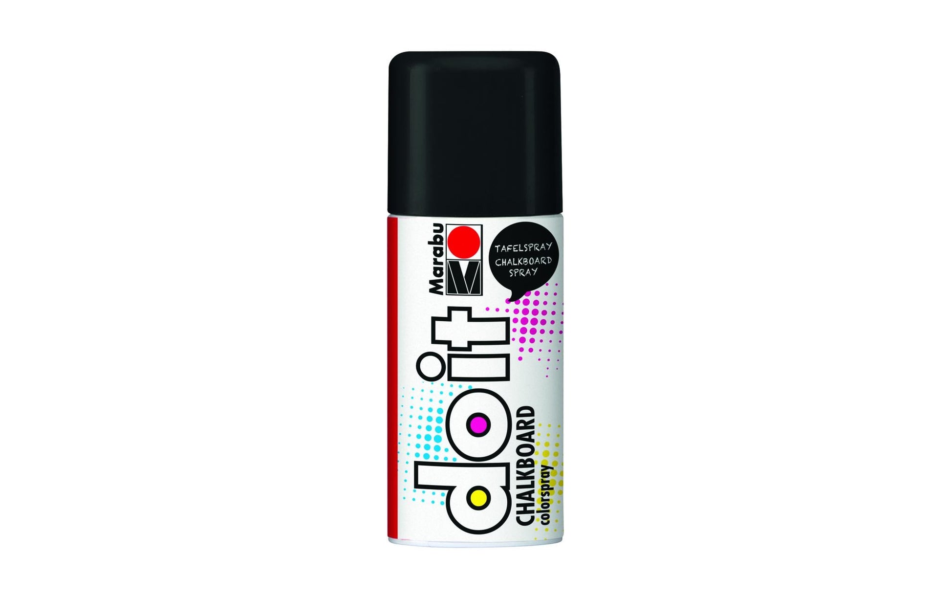 Marabu do it Chalkboard – Farbspray – schwarz, seidenmatt, 150 ml, für Tafeln