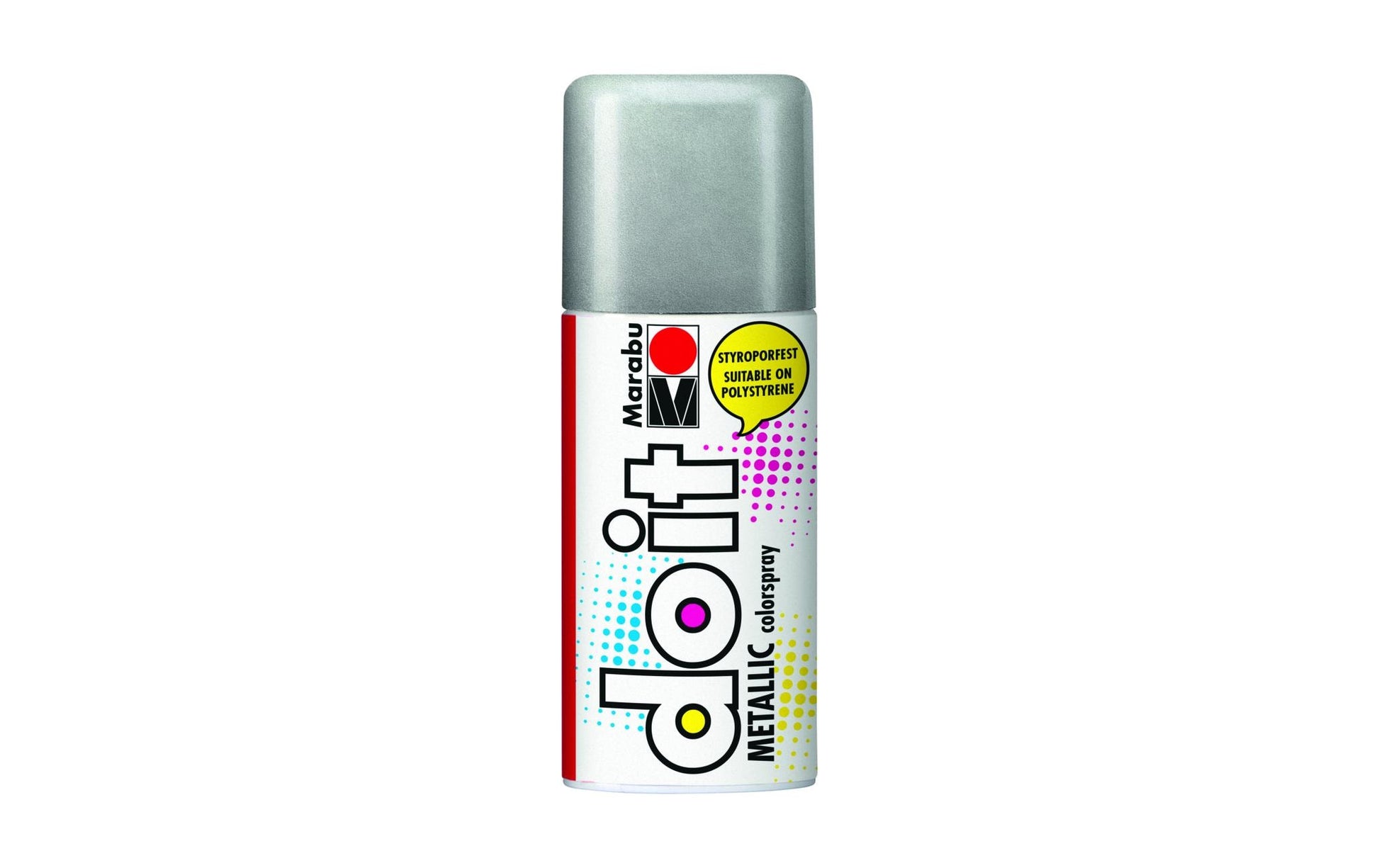 Marabu do it – Farbspray – silber metallic, seidenmatt, 150 ml