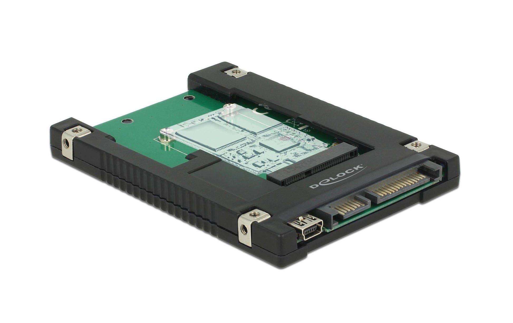 DeLOCK 62853 Adapter mSATA zu SATA (2,5") – 6 Gbit/s – für mSATA-Module, 2,5" SATA