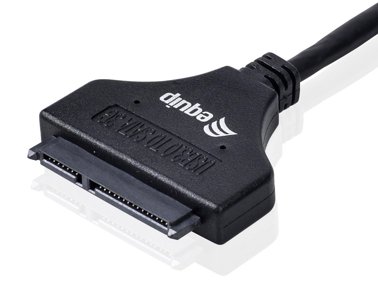 Equip Adapter USB-A zu SATA – USB 3.2 Gen 1 (5 Gbit/s), UASP, 0,5 m, Schwarz