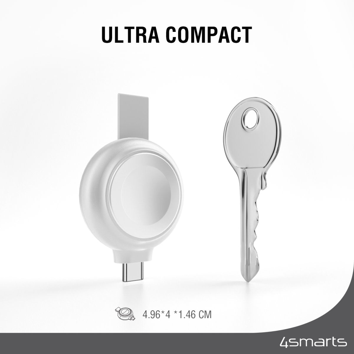 4smarts Apple Watch Charger QI2.0 – 5 W, Qi – für Apple Watch Series 1–9/SE