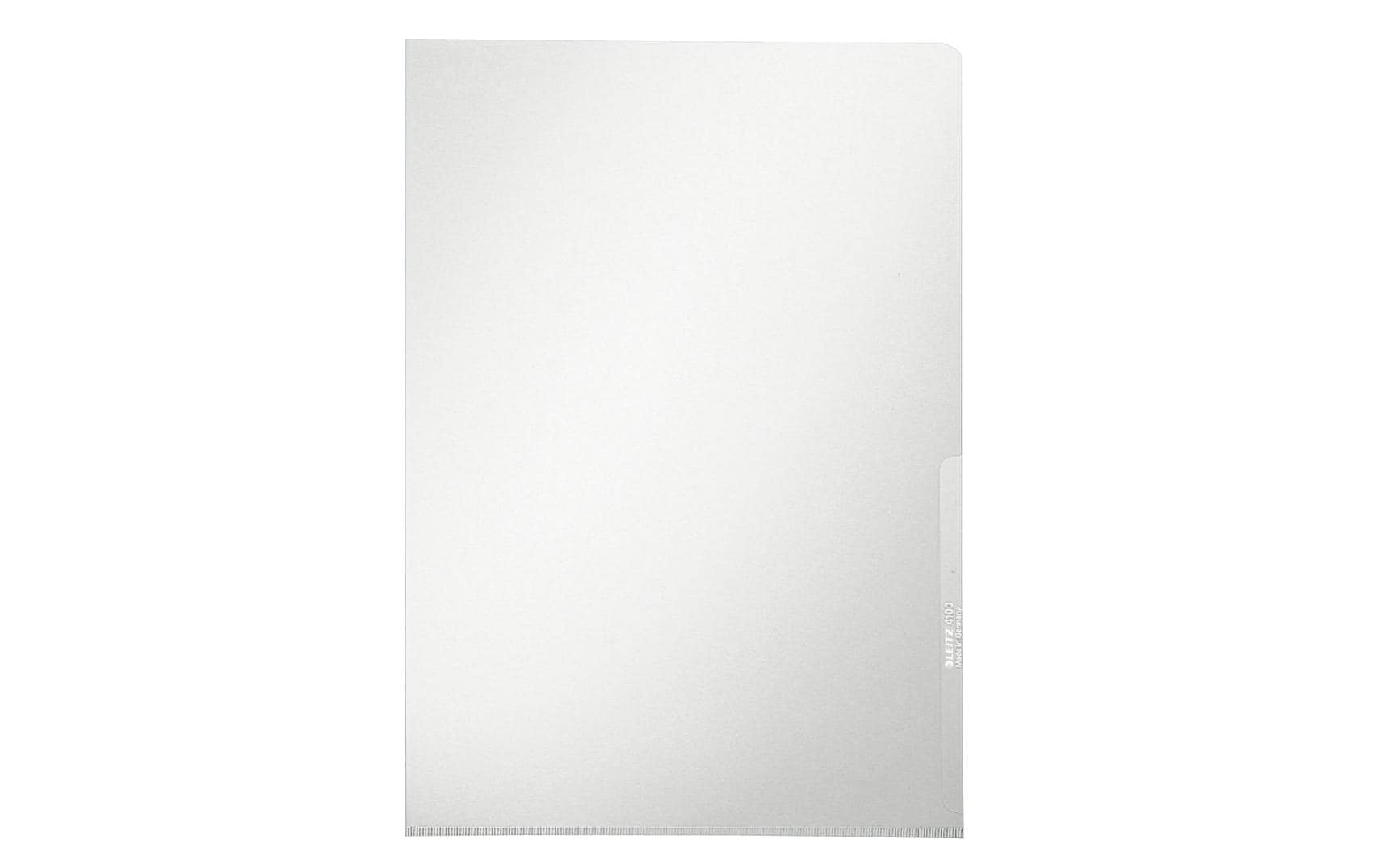 Leitz Prospekthüllen – A4 – 150 µm – oben und seitlich offen – PVC – transparent – 10 Stk.