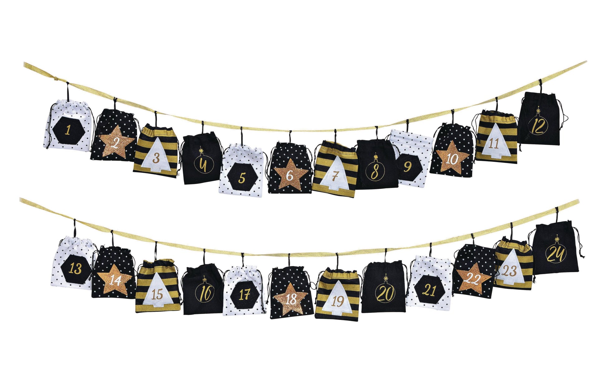 G. Wurm Adventskalender – Tasche – 24-teilig – 10 × 12 cm