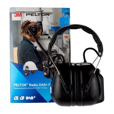3M Peltor Kapselgehörschutz HRXD7A-01 – Radio (DAB+/FM), 31 dB, Schwarz