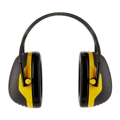3M Peltor Kapselgehörschutz Komfort X2A – SNR 31 dB, Kopfbügel, Schwarz