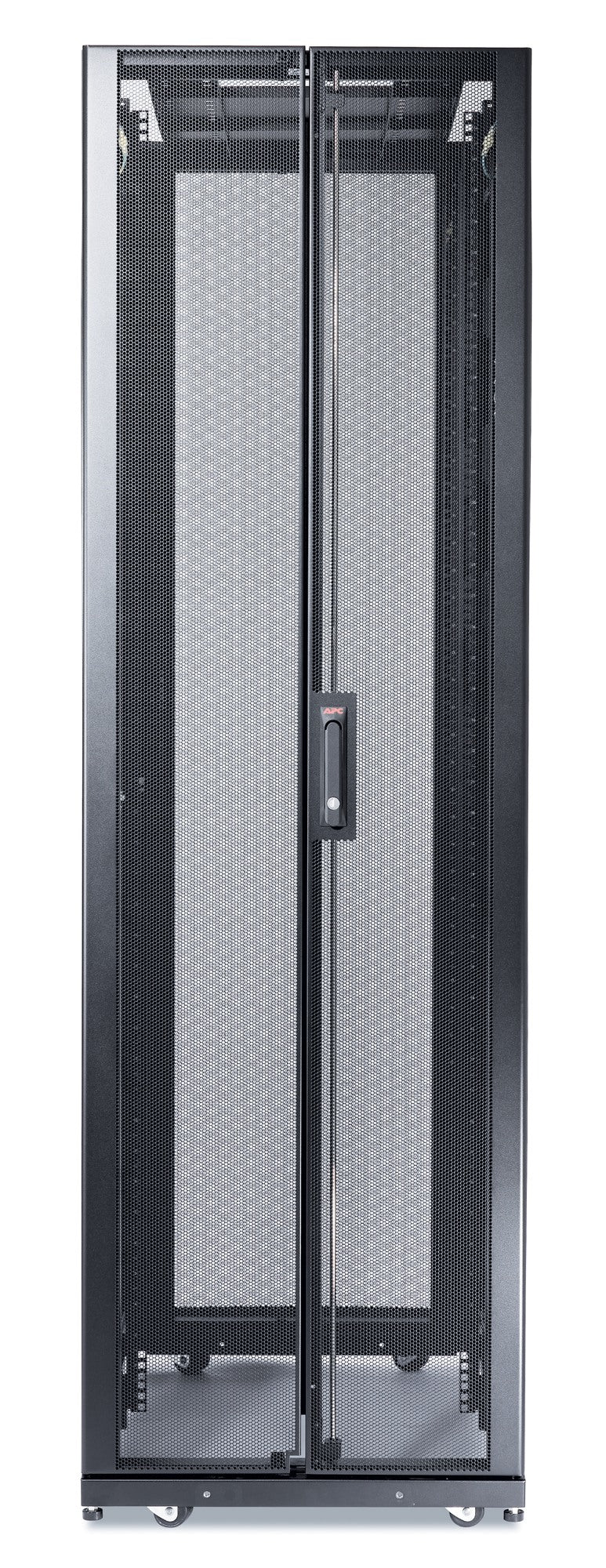 APC 19" Netzwerkschrank 42U, 600 × 1'200 × 2'436 mm, schwarz, Stahl