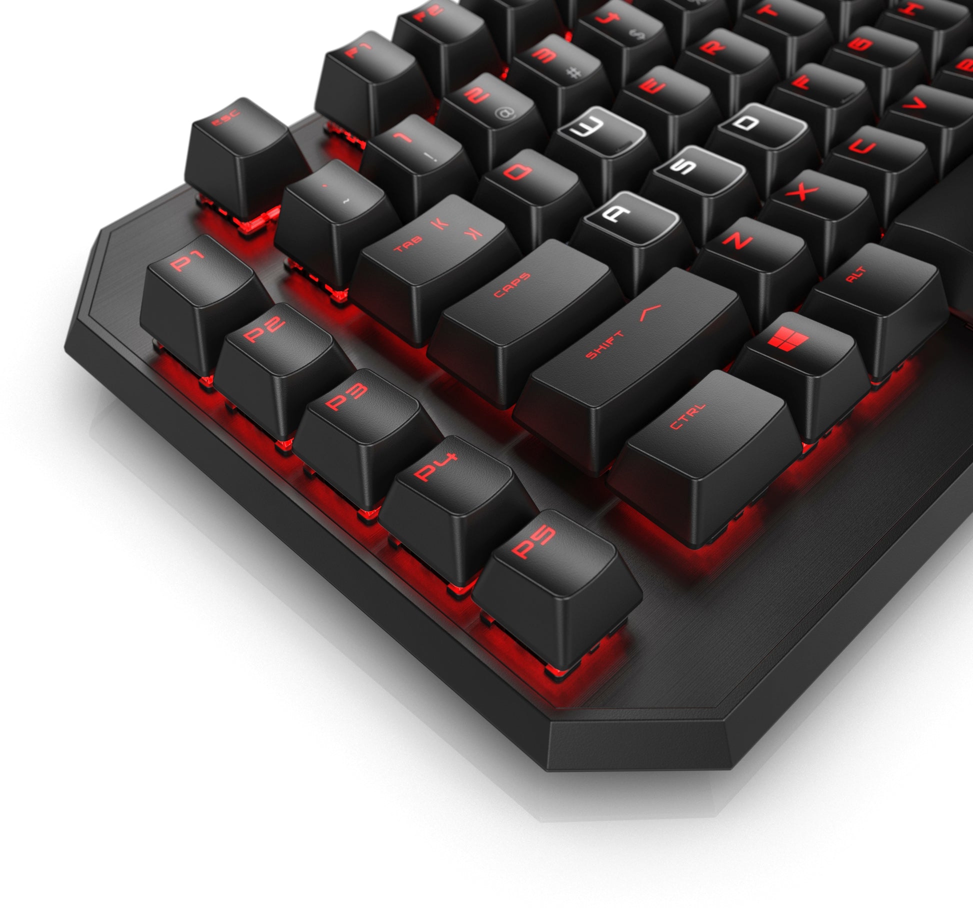 HP OMEN by Sequencer – Gaming-Tastatur – Mechanisch, Kabelgebunden, USB – Beleuchtet – Schwarz