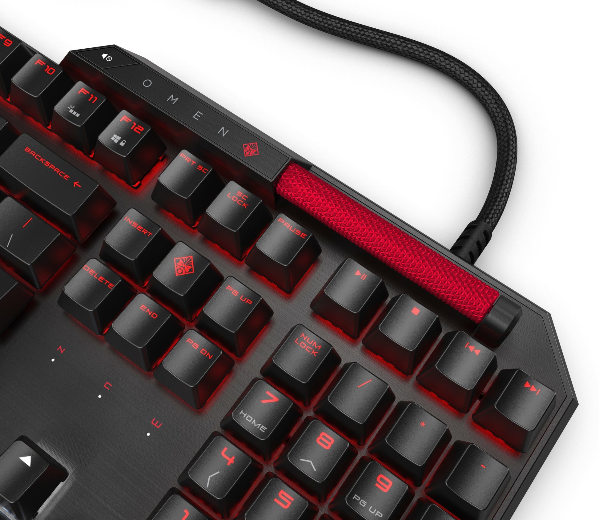 HP OMEN by Sequencer – Gaming-Tastatur – Mechanisch, Kabelgebunden, USB – Beleuchtet – Schwarz