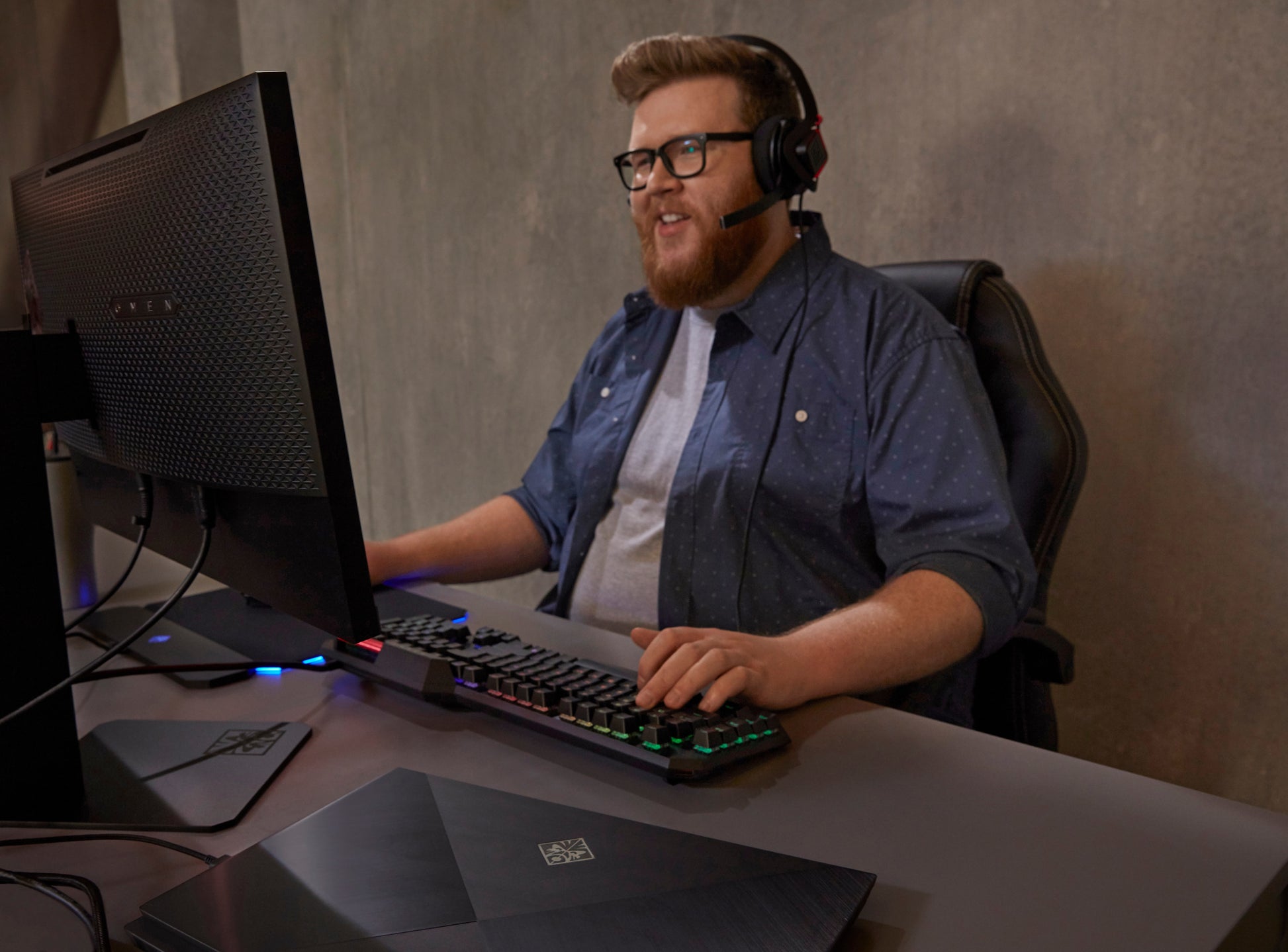 HP OMEN by Sequencer – Gaming-Tastatur – Mechanisch, Kabelgebunden, USB – Beleuchtet – Schwarz