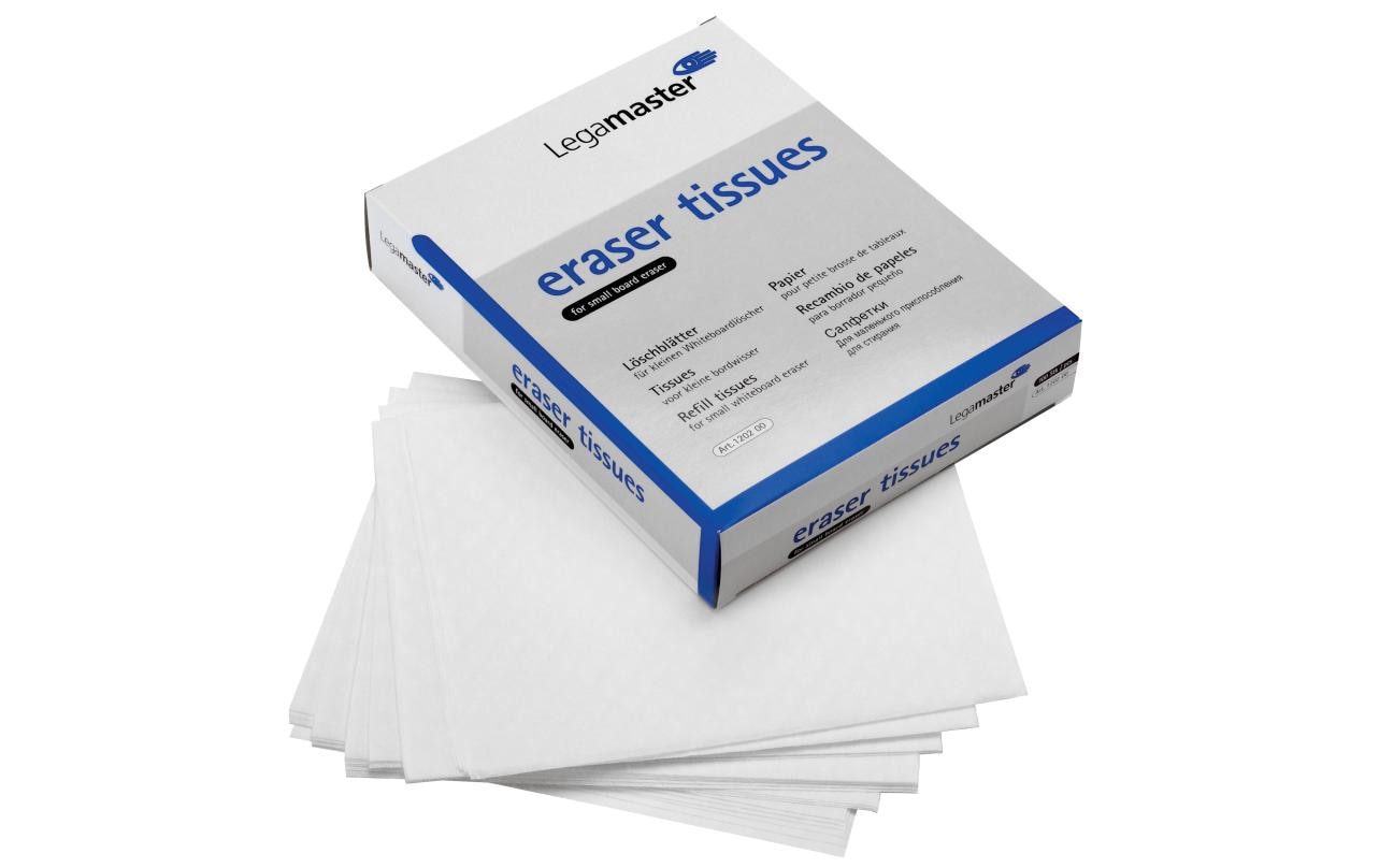 Legamaster Starter-Kit, inkl. Ersatz-Löschpapier – für Legamaster Tafelwischer – 100er-Pack