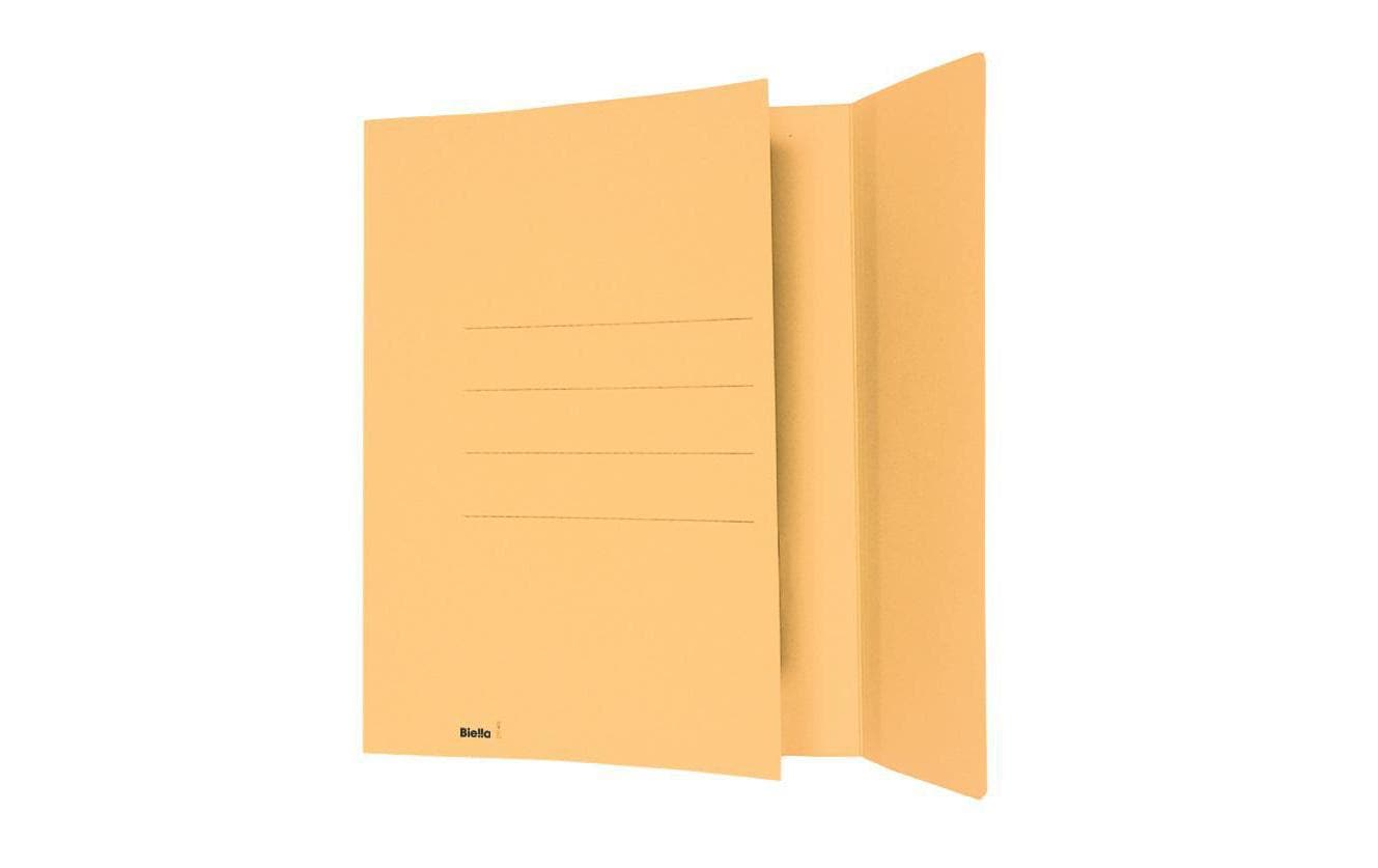 Biella Sammelmappe für A4, Karton, Gelb