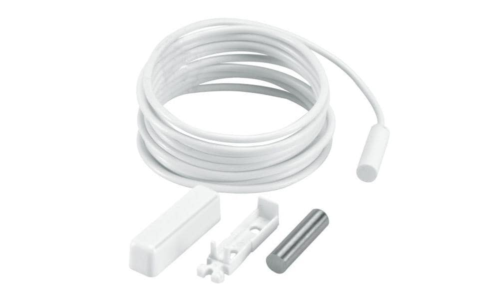 ABUS Terxon MK2000W – Tür-/Fensterkontakt, kabelgebunden, Kabellänge 5 m – Weiss, für ABUS Smartvest