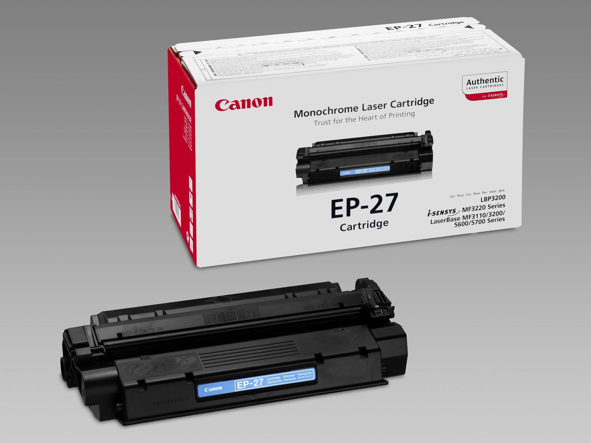 Canon Toner – EP-27 – schwarz, 2500 Seiten