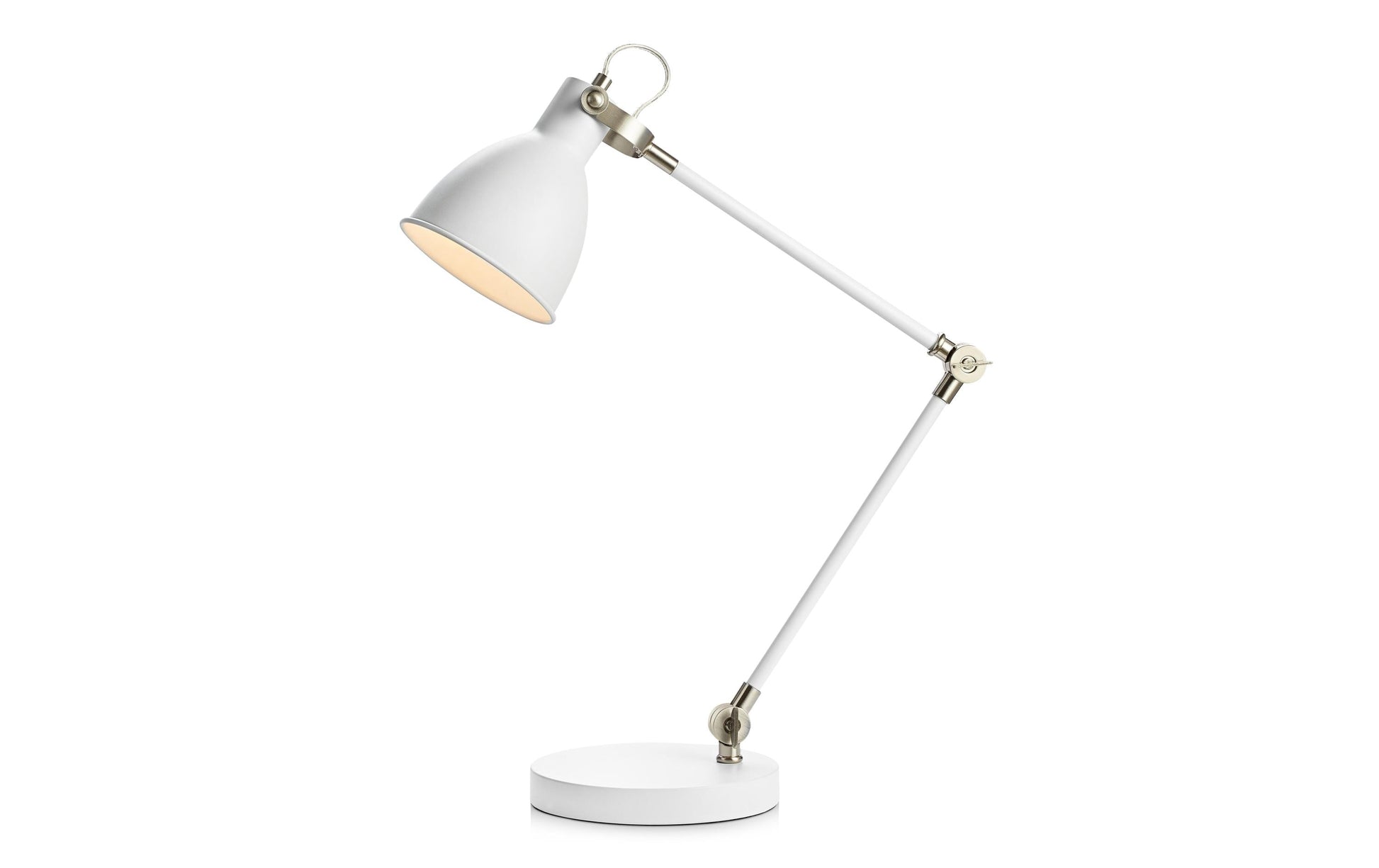 Markslöjd Tischleuchte House – E27, 40 W, 62 cm, Ein/Aus-Schalter – Edelstahl