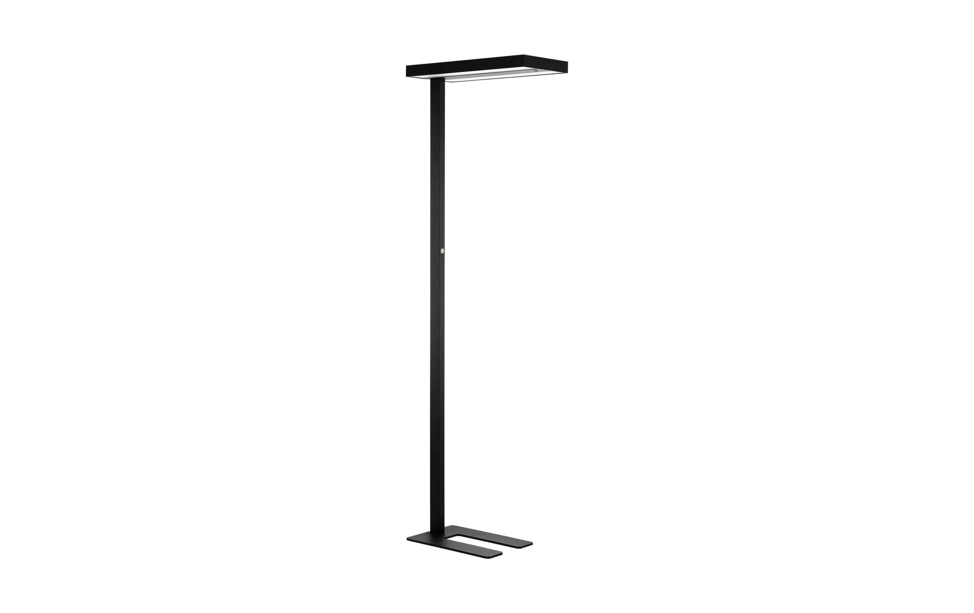 EGLO Garabella Stehleuchte – 10500 lm, 72 W, 4000 K, dimmbar, schwarz/transparent, Opal-Diffusor