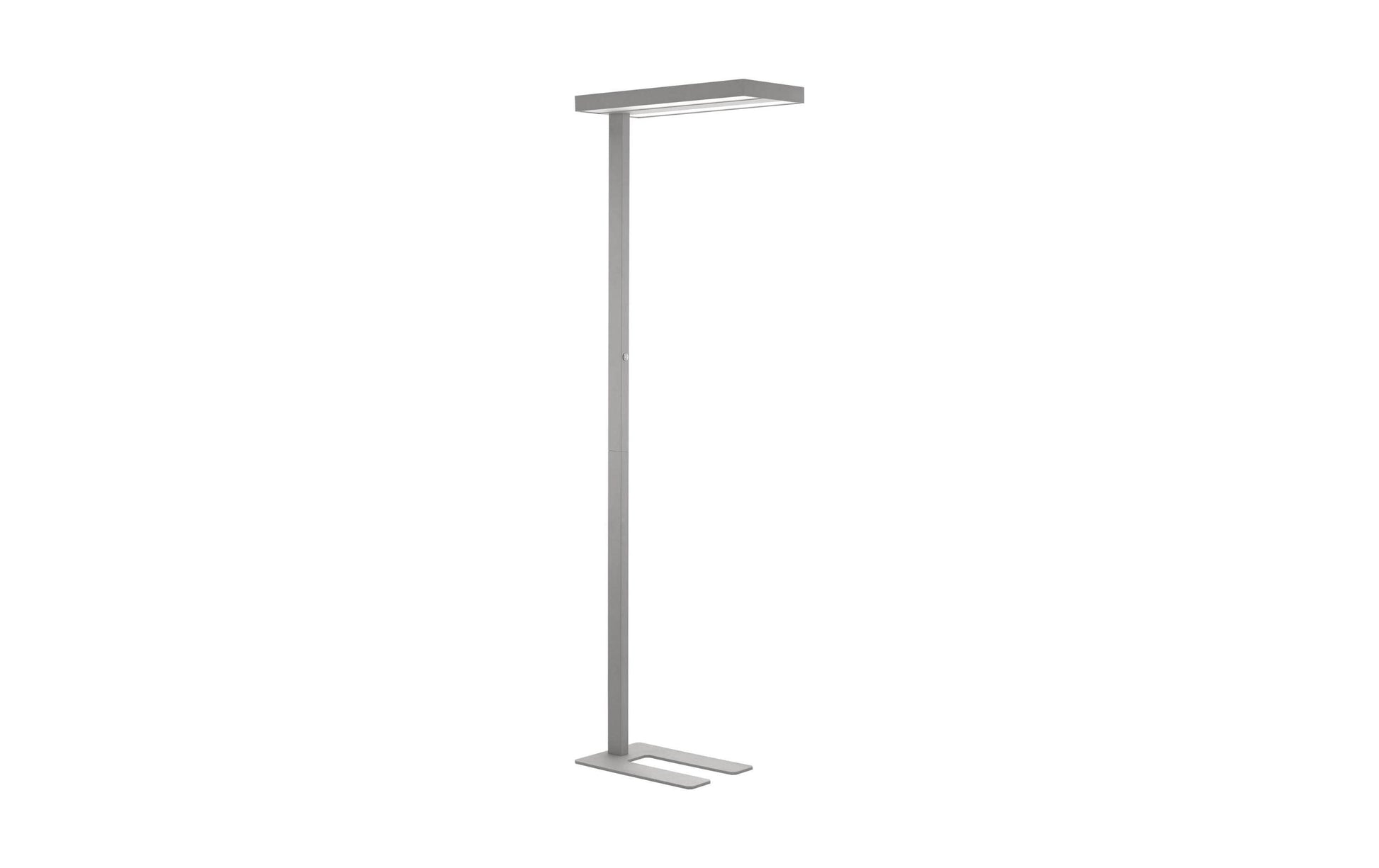 EGLO Garabella Stehleuchte – 196 cm, 10500 lm, 72 W, 4000 K, dimmbar, Silber, Opal-Diffusor